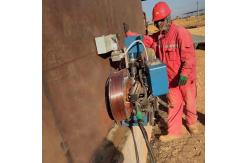 China Portable Bottom Plate Tank Welding Equipment Continuous Long Lasting supplier