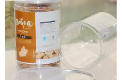 China 900Ml Customized Transparent Empty Cans With Lids / Pet Plastic Container supplier