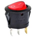 Car Dash Boat Rocker Switch 3 Pin T85 Round Illuminated With Red Green Blue Led Light for sale