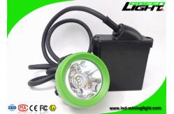 China 1.67W 10000lux LED Mining Hat Lamp 6.6Ah Rechargeable Miners Light supplier