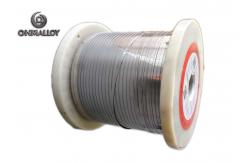 China Ni80Cr20 Nichrome Flat Wire Heating Element For Industrial Furnaces And Resistors supplier