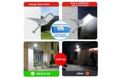 China 200W Split Solar Street Light , Rechargeable Smart Solar Garden Lights supplier