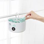 24 Windproof Quilt Plastic Clothes Hanger Clips With Storage Box