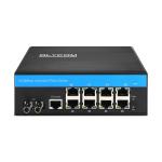 8 Port Lite L3 Managed Industrial Fiber Optic Switch POE/POE+ Gigabit Based 240W for sale