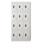 Factory Wardrobe Kids Clothing Lockers Steel Cabinet With 12 Doors for sale