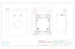 China Laser Pointing Industrial Panel Mount Trackball Mouse , IP65 Rate Rugged Trackball supplier