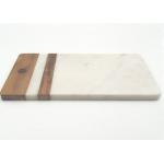Customized Stone Placemats Rectangular Marble Acacia Wood Cutting Boards for sale