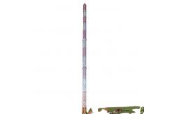 China Guyed Mast Lattice Telecommunication Steel Tower With Galvanized 72m 92m supplier