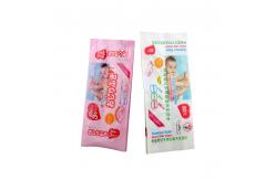 China Gravure Printing Plastic Stand Up Packaging Bags For Towelettes Packing supplier