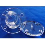Morse 6.5 Transparent Sio2 Quartz Tube Flange High temperature resistance quartz reactor for sale