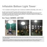 1000w Tripod Moon Balloon Light With Transportable Mobile Lighting Vehicle