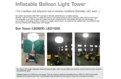 China 1000w Tripod Moon Balloon Light With Transportable Mobile Lighting Vehicle supplier