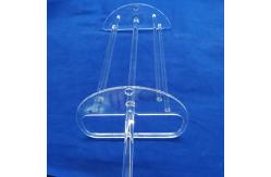 China Fused Silica Quartz Science Lab Glassware Glass Boat Wafer Carrier For Furnace supplier
