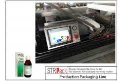 China Intelligent Bottle Cartoning Machine / Carton Box Packing Machine Speed Up To 120 BPM supplier