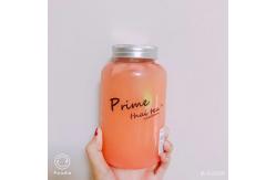 China PET Plastic Beverage Jars / Recyclable Plastic Bottles with Tamper Proof Screw Cap supplier