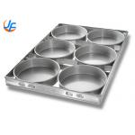 RK Bakeware China Foodservice Chicago Metallic 6 Straps Aluminum Round Cheese Cake Pan Glazed for sale