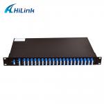 100Ghz C- Band DWDM Athermal AWG Mux Demux For Network Optical Multiplexer for sale