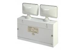 China Professional Interior / Exterior Twin Head LED Emergency Lights With Glass Diffuser supplier