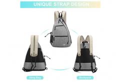 China Sling Pickleball Racket Bag Lightweight  With Drawstring Hence Hook supplier
