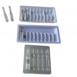 10ml White Plastic Ampoule Vial Medicine Packaging Tray Medical Plastic Manufacturer PET Blister Packaging Sample Accept for sale