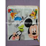 OEM ODM Printed Plastic Drawstring Backpack Bags For Gift Packaging for sale