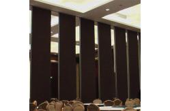 China Interior Room Divider Folding Partition Walls Fabric Surface For Ballroom supplier
