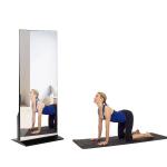 Floor Stand DIY Smart Mirror 65 Inch Interactive Touch Screen For GYM for sale