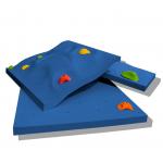 900MM*900MM*50MM*8T Outdoor 3D Panels Series Rock Climbing Wall for Outdoor Activities for sale