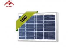 China 10 Watt Polycrystalline Silicon Cell Alu Minum Alloy Anodized Weather Resistance supplier