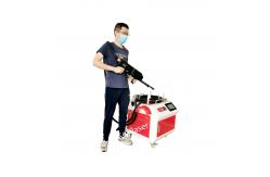 China CNC Portable Fiber Laser Cleaner 100W For Rust Cleaning supplier