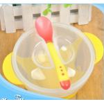 FDA Approved Silicone Mold Tools BPA / Latex Free Baby Feeding Bowl With Spoon