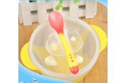 China FDA Approved Silicone Mold Tools BPA / Latex Free Baby Feeding Bowl With Spoon supplier