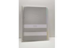 China PP Hardcover Spiral Bound Book Printing , 100 Sheets Custom Spiral Notepads supplier