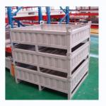 Q235 Metal Storage Container Industrial Custom Metal Stacking Storage Bins for sale