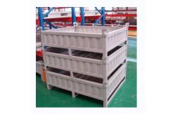 China Q235 Metal Storage Container Industrial Custom Metal Stacking Storage Bins supplier