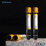Disposable PET Vacuum Blood Collection Tubes Clot Activator With Gel 16x100mm for sale