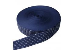 China Factory Price Soft Striped Plain Polyester Webbing Tape For Garment supplier
