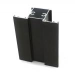 Black Anodized Aluminium Window Frame Profiles For Construction