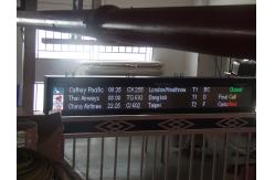 China VMS Airport Flight Display Board LED Intelligent Navigation System supplier