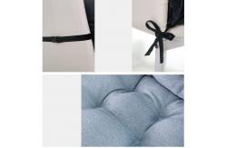 China One Piece Plush Seat Cushions Machine Washable 500 - 1100G 42 * 48 * 23CM supplier