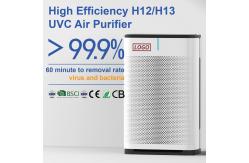 China H13 HEPA Filter UV Air Sterilizer Desktop Air Purifier For Office supplier