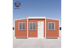 China Fireproof Adjustable Expandable Dwelling Folding Prefabricated Cabin with Custom Terrace supplier