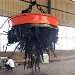 Industrial Lifting Electromagnet Chuck Circular Magnet Lifter For Steel Scrap for sale