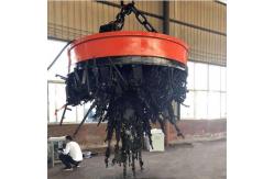 China Industrial Lifting Electromagnet Chuck Circular Magnet Lifter For Steel Scrap supplier