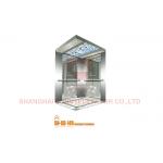 Stainless Steel Home Passenger Elevator Cabin With Mirror Etching Design
