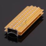 Gold Black CNC Aluminium Profile Decorative Line Anodize Heat Insulation for sale