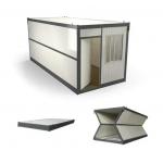 Durable Prefabricated Foldable Container House Flexible Modular Housing Solution for sale