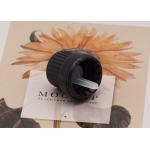 CRC Essential Oil Plastic Screw Caps Plastic Black With Insert 18mm Tamper Evident for sale