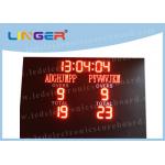 Sports Stadium LED Cricket Scoreboard With Shot Clock OEM / ODM Acceptable for sale