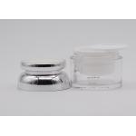 30g Acrylic Cosmetic Cream Containers , Plastic Cream Containers With UV Spraying ABS Cap